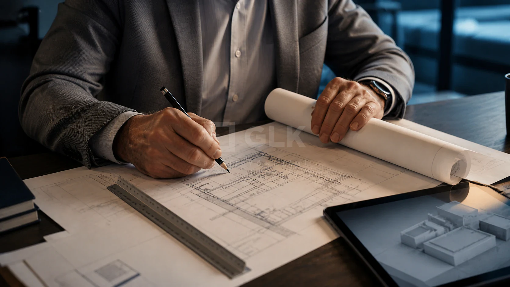 BIM ve dijital proje yönetimini temsil eden mimari yapı